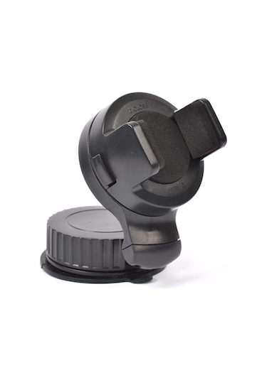 Araç Içi Telefon Tutucu Kıskaçlı Vakumlu Yeni Mini-Siyah