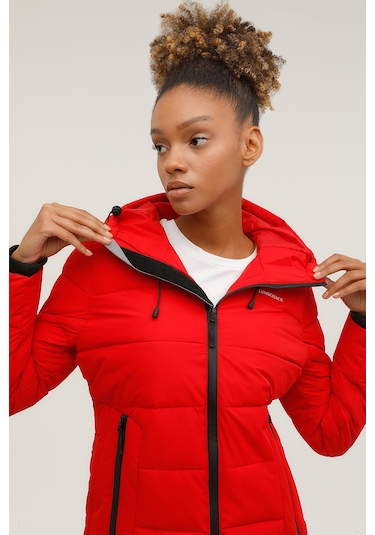 Lumberjack W-sn31 Apreskı Coat 2pr Kırmızı Kadın Kısa Kaban 000000000101165594 Kırmızı