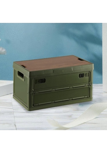 Createtech Yeşil 30l Organizatör Kutu Araba Bagaj Çöp Vaka Suntek Gb Çok Renkli