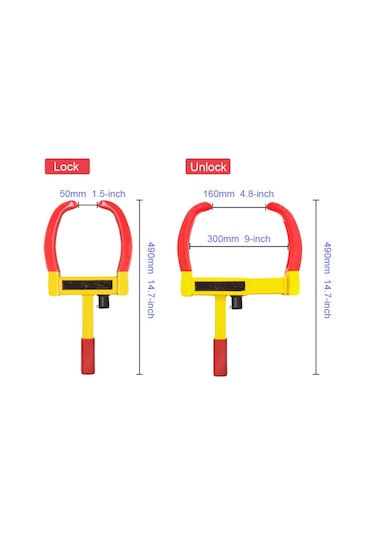 Campasist CA43500 13 &quot;- 15&quot; Karavan Teker Kilidi
