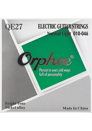 Orphee Qe Elektro Gitar Dizeleri Yüksek Karbon Çelik Altıgen Alaşım Çekirdek Elektro Guitarra Dizeleri Gitar Parçaları Ve Aksesuarları Kırmızı