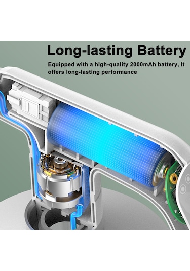 Gajeena 1.5l Beyaz Elektrikli Sulama Sprayı, 2 Farklı Sprey Modu, Otomatik Yüksek Basınçlı, Bahçe Ve Ev Bitkileri İçin, Dayanıklı Hdpe Malzeme