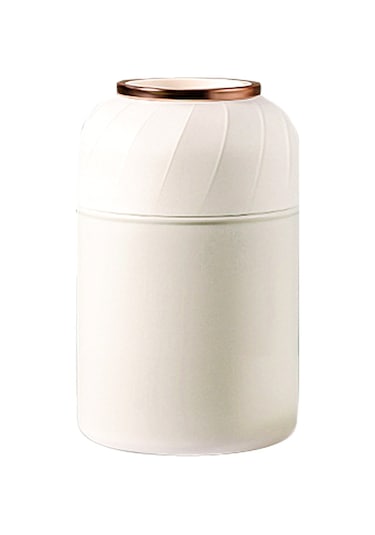 Büyük Kapasiteli Bebek Maması Kavanozu Paslanmaz Çelik Beyaz Beyaz