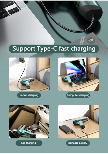 Maoyaya Tcherchi 120000pa Kablosuz Robot Süpürge, Otomobil Elektrikli Taşınabilir