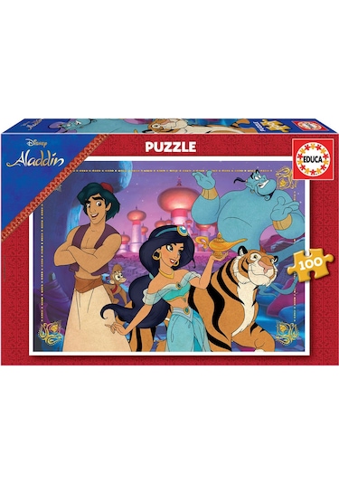Educa Çocuk Puzzle 100 Parça Aladdin 18639