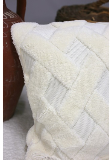 Cross Welsoft Jakarlı Dekoratif Kırlent Kılıfı 43x43 - Ztcross KARIŞIK