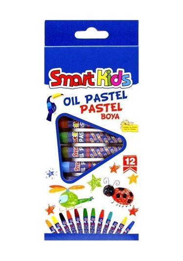 Pastel Boya Kalemi 12'li + Kuru Boya Kalemi 12'li + Keçeli Boya Kalemi 12'li