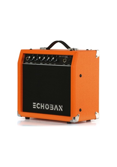 Echoban Ga15usb 15 Watt Turuncu Gitar Amfisi Usb