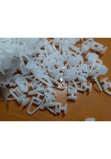 Kilitli Perde Düğmesi Tül Perde Düğmesi (1000 Adet)