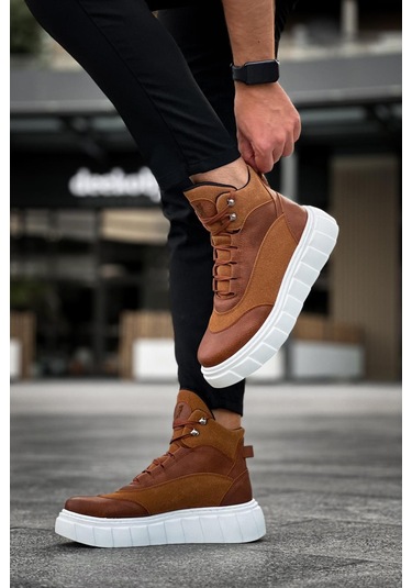 Pabucmarketi Erkek Bot Yüksek Taban Taba Taba