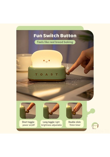 Kosona Sarý Led Fýstýk Lambasý - 15 Dakika Zamanlayýcý, Ayarlý Parlaklýk, Hafýza Fonksiyonu, Type-c Þarj, Dahili Pil Sarı