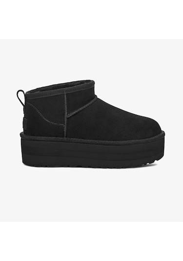 Ugg Classic Ultra Mini Platform Kadın Siyah Bot Düz 1135092 Siyah