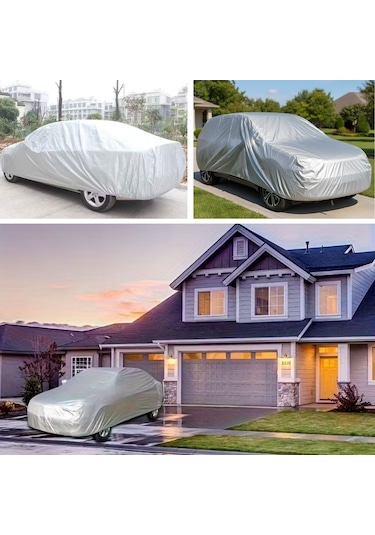 Mercansa Su Geçirmez Yağmur,kar,dolu Koruyucu Sedan Araçlara Uyumlu Oto Araba Brandası-araç Örtüsü
