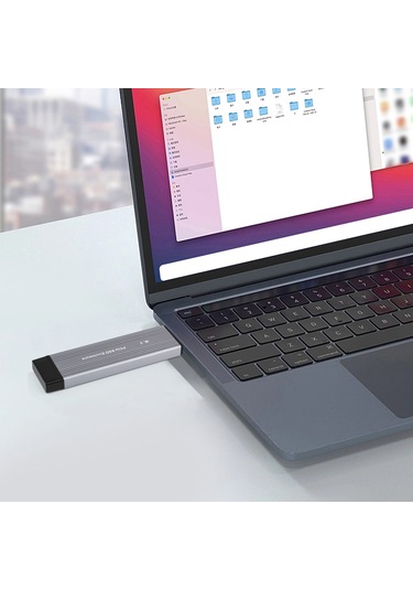 Xindoker Alüminyum M.2 Nvme/sata Ssd Kutusu, Usb3.2 Gen2 Type-c, 10gbps Hız, Jms583 Çip, 2230/2242/2260/2280 Desteği Ssd Dahil Değil