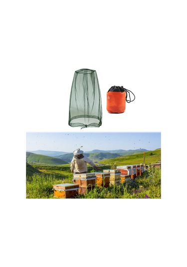 Suntek Bug Bee Yüz Mesh Kılıfı Taşıma Çantası Ile Seyahat Yeşil S