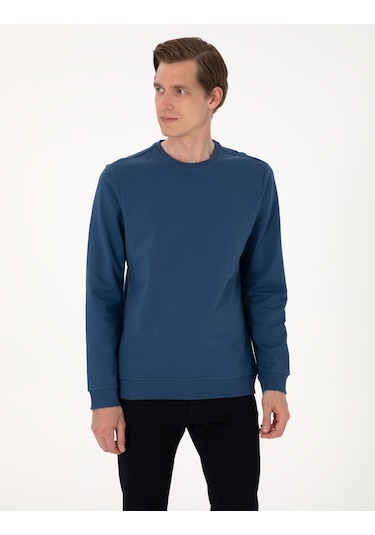 Pierre Cardin Erkek Açık Lacivert Sweatshirt 50314054-vr059 Açık Lacivert