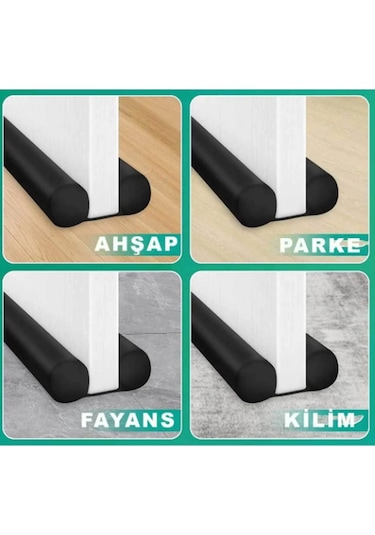 Kapı Altı Rüzgar Önleyici Isı Yalıtım Süngeri Rüzgarlık Stoper Koruması Toz Soğuk Sünger Çift Taraf