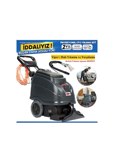 Viper Cex410 Cami Süpürgesi Halı Yıkama Ve Fırçalama Makinası