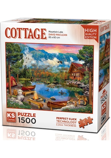 Ks Games 1500 Parça Dağ Gölü Puzzle