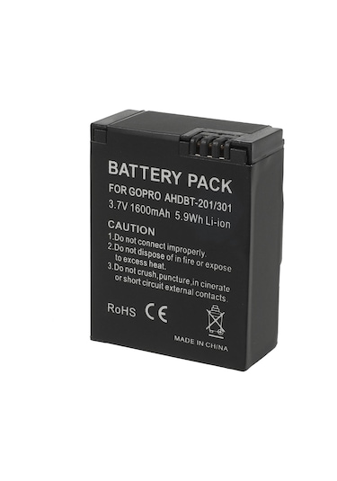 Cbtx 1600mah Ahdbt-20101 Ahdbt-301 Gopro Hero 3+ Uyumlu Pil Değiştirme 3+
