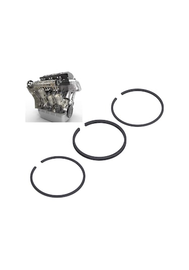 Hombey 47mm Titan Alyuminyum Piston Halka Seti - Ots, Jaguar, Bama, Fengli 1p-6p V Tipi Hava Kompresörü Ve Ahşap İşleme Pompa Parçası - 3 Adet, Yüksek Sıcaklık Dayanımı Ve Eşik Dikimi