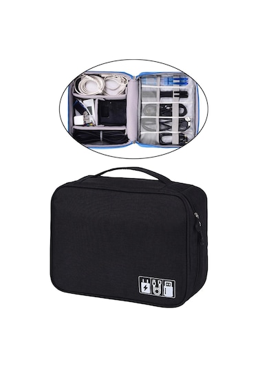 Suntek Magideal Seyahat Elektronik Kordon Düzenleyici Kılıf Siyah