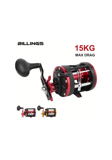 Motion003 Bıllıngs Trolling Davul Balikçilik Makinesi Kirmizi Sol El Ld40 3.8:1 Disli Orani 15kg Cekis 3 1 Rulo Rulmanlar Sol Sag El Secenekli Tuzlu Tatlisu Balikcilik Makinesi