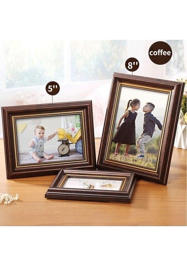 Novahub Siyah Reçine Dikdörtgen Çerçeve, 12 İnç, Oturma Odası Dekorasyon, Avrupa Tarzı Ev Süsleme