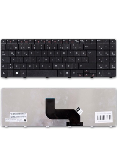Packard Bell Easynote Tj65, Tj75, Tr85, Tr86 Klavyesi Siyah Tr / Kl0485btr 75707126