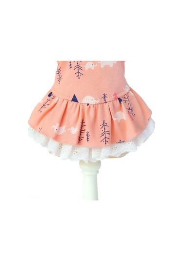 Best Golden Monkey Köpekler İçin Mercan Elbise 171019675