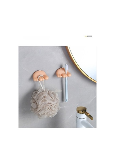 Maoyaya Tutacağı Fırçası Eğlenceli Diş Depolama Çok Amaçlı İc Bej - Sarı