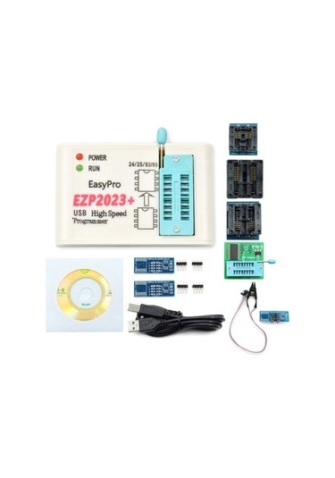 Castleofangels Ezp2023+ Yüksek Hızlı Flash Programlayıcı - Ezp2023 Desteği - 24/25/93/95 Eeprom Ve Bıos 25t80 - 12mbps