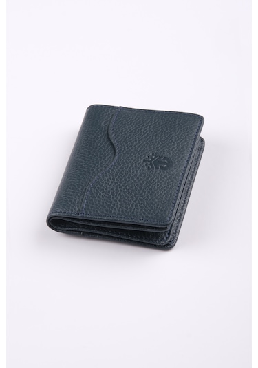 Ancora Leather Hakiki Deri Kartlık-26207 Lacivert