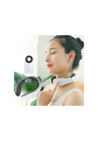 Butu Servikal Masaj Aleti Elektromanyetik Darbe Isıtma Boyun Koruyucu, Stil: Şarj Uzaktan Isıtma Çok Renkli