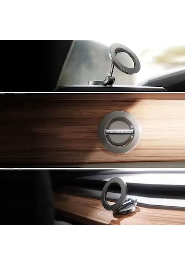 Linktech H790 Premium Katlanır Mıknatıslı Araç İçi Telefon Tutucu