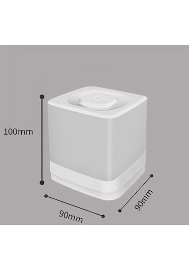 Cbtx Usb İle Güçlendirilmiş Dokunmatik Gece Lambası Masaüstü Başucu Üç Renkli Kademesiz Karartma Lambası