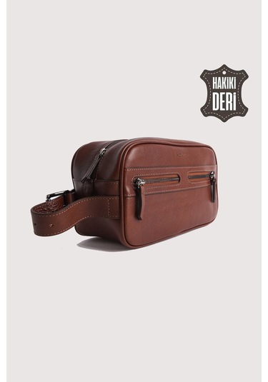 Hakiki Deri Erkek Takım Çantası Taba Smr8518 Taba