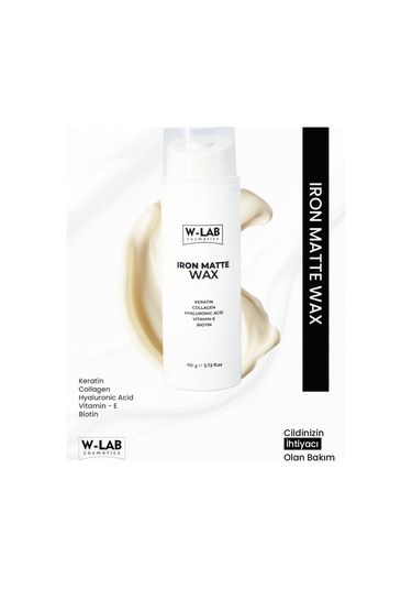W-Lab Cosmetics Iron Matte Wax 110 Gr