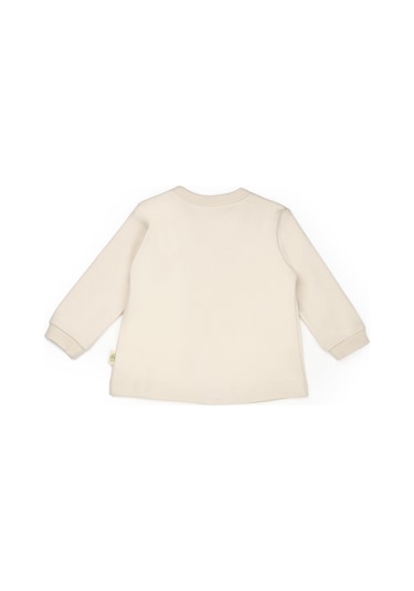 Bebek Alt Üst Takım %100 Organik Pamuk , Bebek - Yenidoğan- Csy8186 Krem