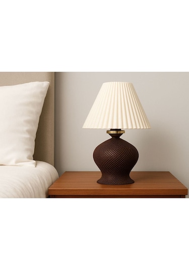 Luxury Modern Tarz Yatak Odası / Çocuk Odası Abajur-434 Krem