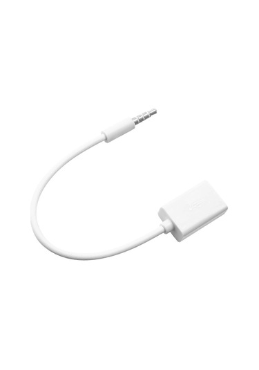 3,5 Mm Erkek Aux Ses Fişi Jakından Usb 2.0 Dişi Dönüştürücü Kablo Kordonu Akıllı Telefon Cep Telefonu İçin Araç Mp3 - Kaiyi