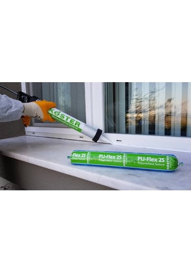 Köster Pu Flex 25 Poliüretan Mastik Gri 600 Ml Sosis Gri