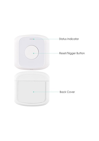 Dancemonkey Zigbee Mini Kablosuz Nem Ve Sıcaklık Sensörü - Akıllı Ev İçin Nem/ısı Ölçer