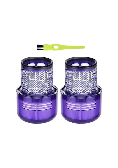 Pazly Dyson V11 3'lü Set Yıkanabilir Filtre, Fırça Hediyeli - Ev Temizliği İdeal Çözüm
