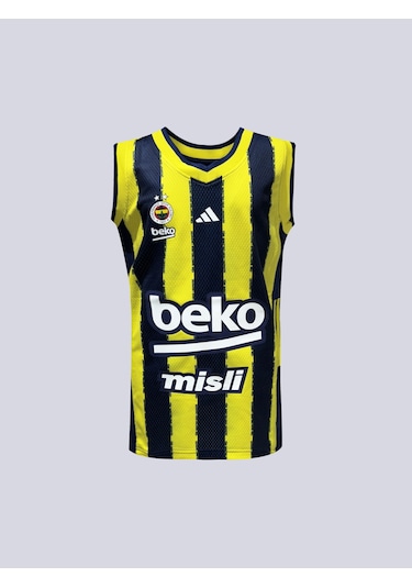 Fenerium Basket Jr Çubuklu Forma 25/26 Sarı-lacıvert