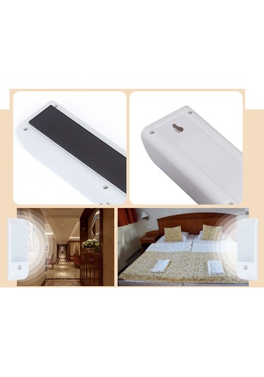 Gece Lambası Led Gece Lambası Pil İle Çalışan Başucu Lambası Tuvalet Koridor Tuvalet Yol Gece Lambası, Sarı