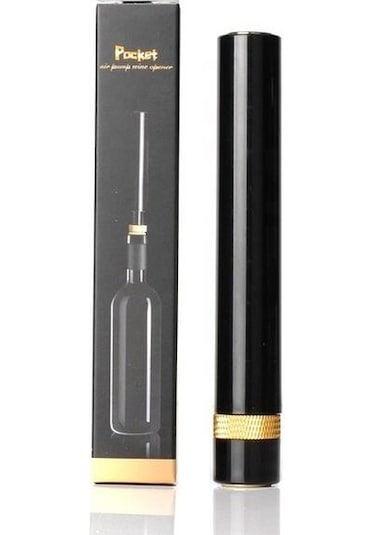 Altın Hava Pompası Şarap Şişe Açacağı Güvenli Taşınabilir Paslanmaz Çelik Pim Mantar Sökücü Hava Basıncı Tirbuşon Mutfak Aletleri Bar Aksesuarları Altın