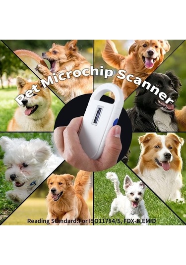 Createtech Pet Mikroçip Tarayıcısı, Şarjlı, İso 11784/85, Pratik Kullanım