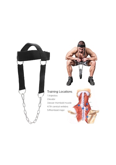 Bundera Baş Boyun Ense Egzersiz Ağırlık Kemeri Fitness Kayışı