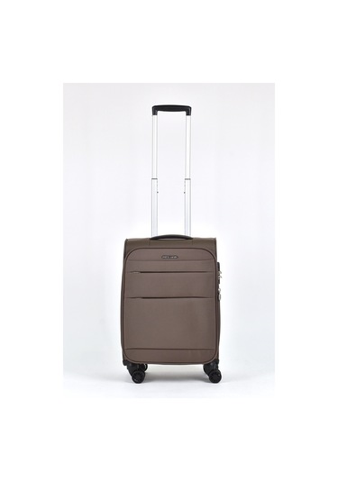 Pierre Cardin Ultra Light Hafif Lüx Kumaş Kabin Boy Valiz Kahverengi Pc4200 Kahverengi